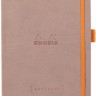 Блокнот Rhodia Goalbook A5 14,8 х 21 см рожевий в крапку м'який 