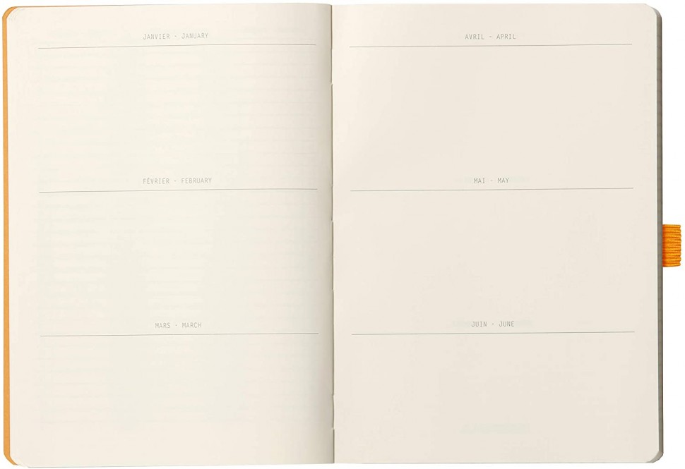 Блокнот Rhodia Goalbook A5 14,8 х 21 см рожевий в крапку м'який 