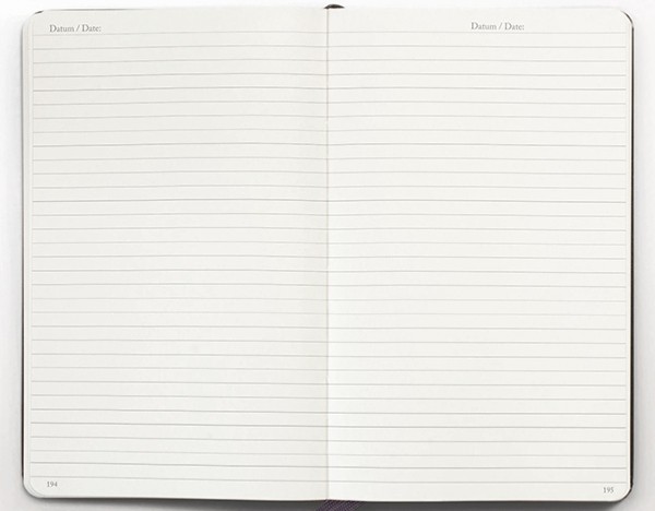 Блокнот Leuchtturm1917 Smooth Colours м'який середній 14,5 х 21 см в лінію океанський