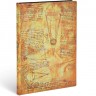 Блокнот Paperblanks Леонардо да Вінчі Flexi середній 13 х 18 см в лінію