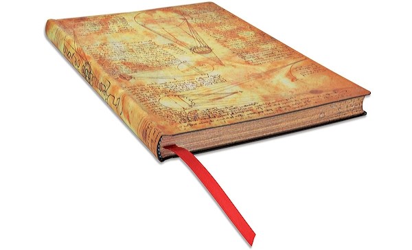 Блокнот Paperblanks Леонардо да Вінчі Flexi середній 13 х 18 см в лінію
