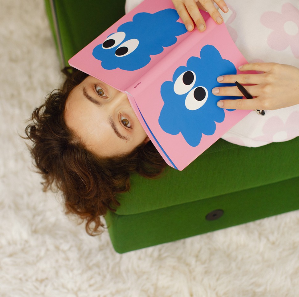 Блокнот Nuuna Graphic Sweet Joe 16,5 х 22 см в крапку