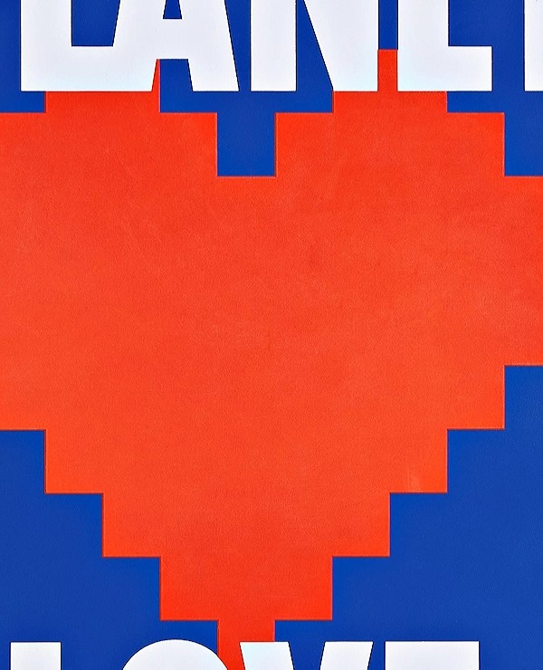 Блокнот Nuuna Graphic Planet Love 16,5 х 22 см в крапку