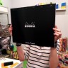 Блокнот Rhodia Pad 38 A3+ в крапку чорний