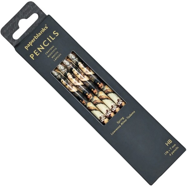 Набір графітних олівців Paperblanks Лоуренс Альма-Тадема Весна HB