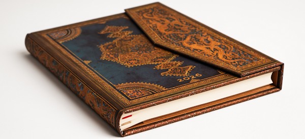 Щотижневик горизонтальний Paperblanks на 2026 рік Сефевід Арт Індиго середній