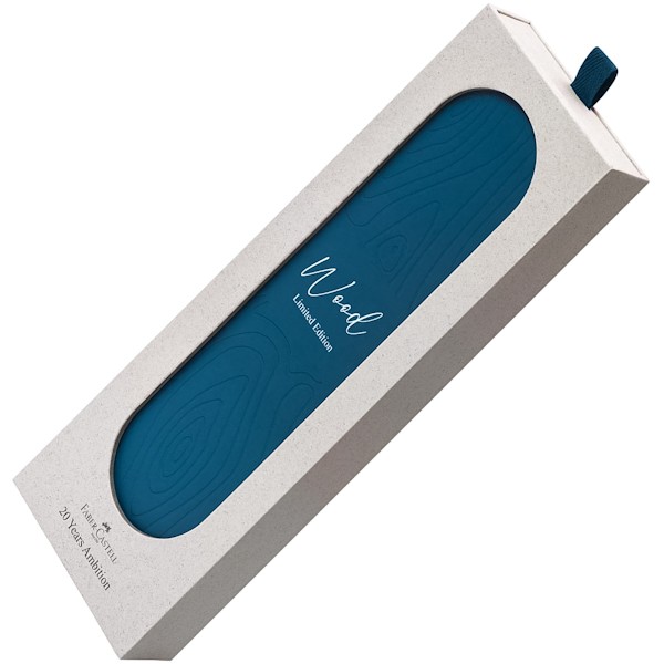 Чорнильна ручка Faber-Castell Ambition Blue Wood деревина граба перо F