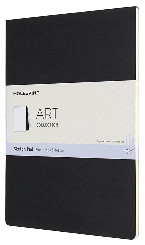 Скетчбук Moleskine Art Pad А4 21 х 30 см нелінований чорний 