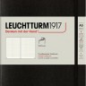 Блокнот Leuchtturm1917 Soft м'який середній 14,5 х 21 см в крапку чорний 