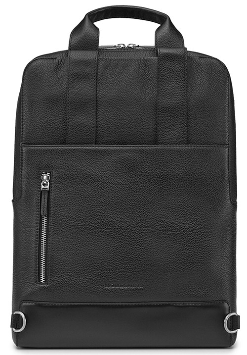 Сумка Moleskine Classic Device 15" чорна вертикальна шкіряна