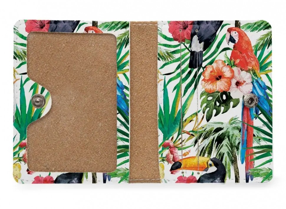 Обкладинка для документів Just Cover Тропічни Пташки