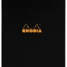 Зошит Rhodia Side-Stapled A5 14,8 х 21 см чорний в клітинку 