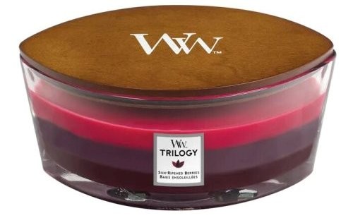 Ароматична свіча WoodWick Ellipse Trilogy Sun Ripened Berries 453 г