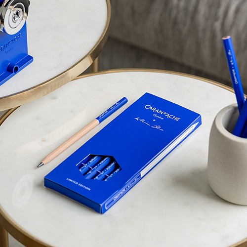 Набір олівців Caran d'Ache Klein Blue HB 4 штуки