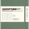 Блокнот Leuchtturm1917 Smooth Colours м'який середній 14,5 х 21 см в крапку оливковий