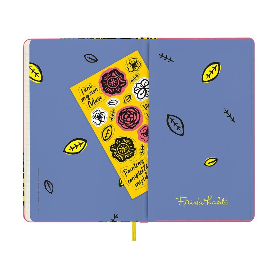 Щотижневик з місцем для записів Moleskine Frida Kahlo на 2023 рік середній 13 х 21 см кораловий