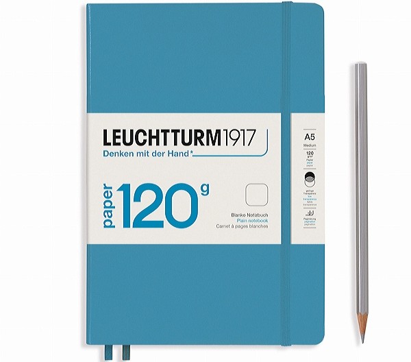 Блокнот Leuchtturm1917 Edition 120 середній 14,5 х 21 см нелінований холодний синій