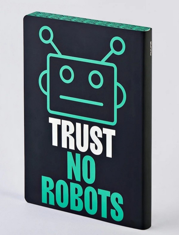 Блокнот Nuuna Graphic Write Against The Machines 16,5 х 22 см в крапку