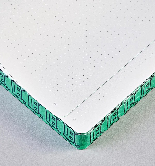 Блокнот Nuuna Graphic Write Against The Machines 16,5 х 22 см в крапку