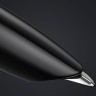 Чорнильна ручка Parker 51 Black CT FP чорна/сталь перо F (тонке)