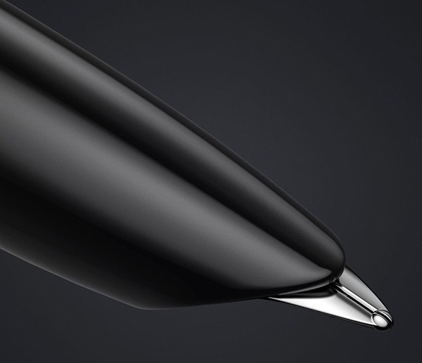 Чорнильна ручка Parker 51 Black CT FP чорна/сталь перо F (тонке)