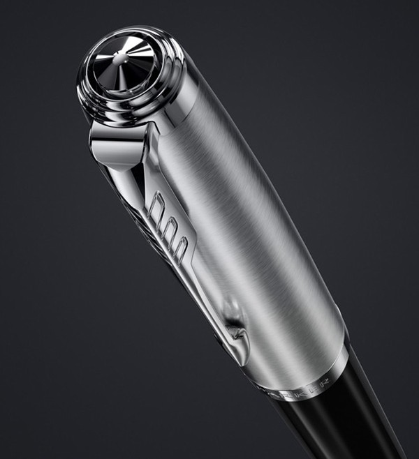 Чорнильна ручка Parker 51 Black CT FP чорна/сталь перо F (тонке)