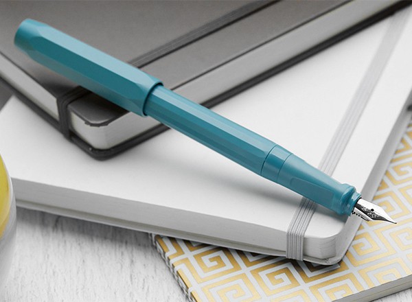 Чорнильна ручка Kaweco Perkeo Breezy Teal бірюзова перо F (тонке)