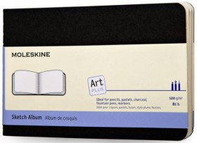 Скетчбук Moleskine Art Cahier кишеньковий 14 х 9 см нелінований чорний 