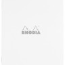 Зошит Rhodia Side-Stapled A5 14,8 х 21 см білий в крапку 