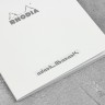 Зошит Rhodia Side-Stapled A5 14,8 х 21 см білий в крапку 