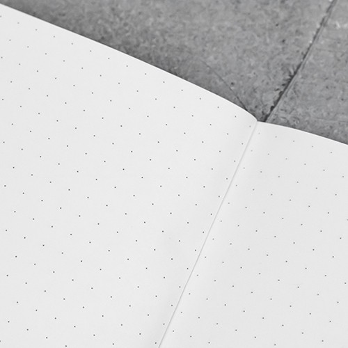 Зошит Rhodia Side-Stapled A5 14,8 х 21 см білий в крапку 