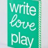 Блокнот Nuuna Graphic Write Love Play 16,5 х 22 см в крапку
