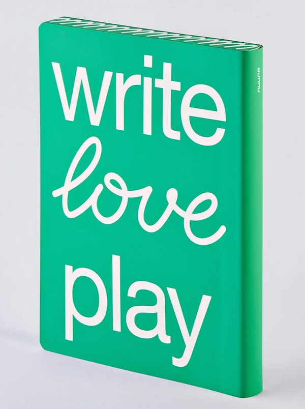 Блокнот Nuuna Graphic Write Love Play 16,5 х 22 см в крапку