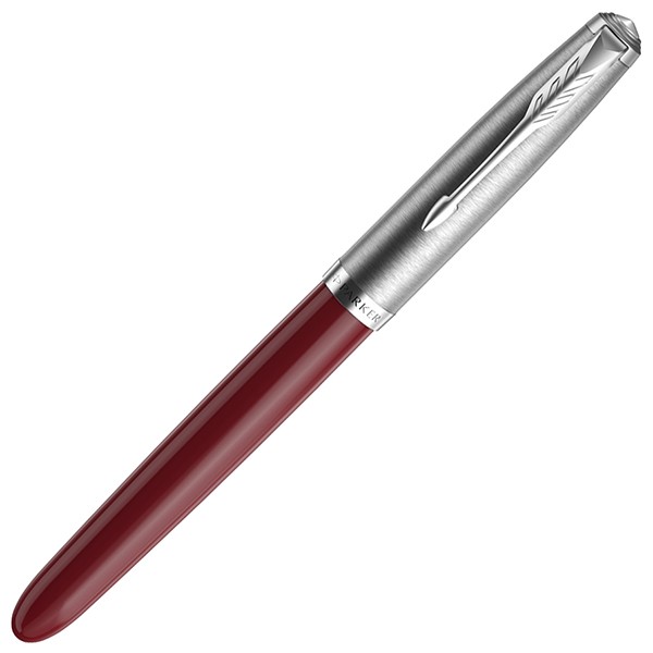 Чорнильна ручка Parker 51 Burgundy CT FP бургунді/сталь перо F (тонке)