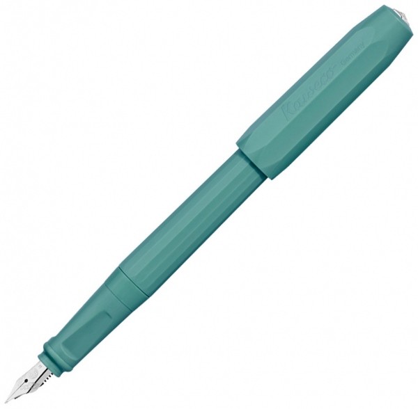 Чорнильна ручка Kaweco Perkeo Breezy Teal бірюзова перо M (середнє)