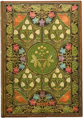 Щотижневик горизонтальний Paperblanks на 2026 рік Poetry in Bloom середній