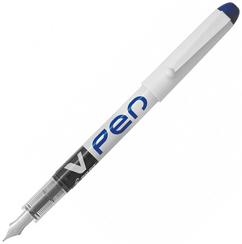 Одноразова чорнильна ручка Pilot V-Pen Erasable синя