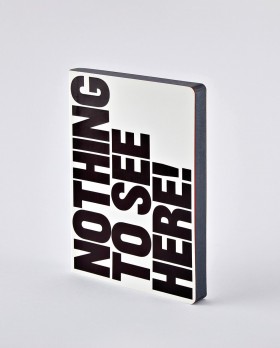 Блокнот Nuuna Graphic Termo Nothing To See Here 16,5 x 22 см в крапку