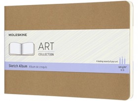 Скетчбук Moleskine Art Cahier середній 21 х 13 см нелінований бежевий 