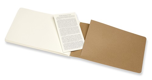 Скетчбук Moleskine Art Cahier середній 21 х 13 см нелінований бежевий 