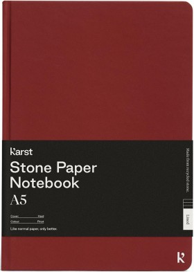 Блокнот Karst Classic A5 14,8 х 21 см нелінований піно-бордо