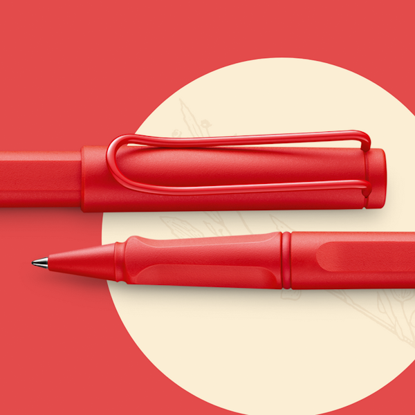 Ролерна ручка Lamy Safari Cozy Strawberry Полунична 1,0 мм