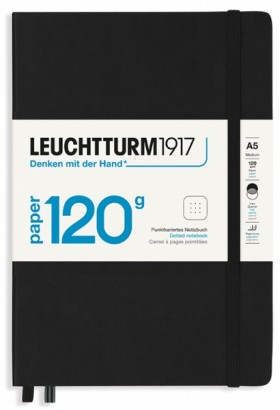 Блокнот Leuchtturm1917 Edition 120 середній 14,5 х 21 см в крапку чорний