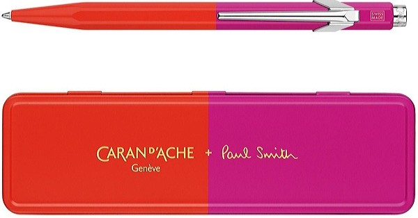 Ручка Caran d'Ache 849 Paul Smith Warm Red & Melrose Pink + бокс