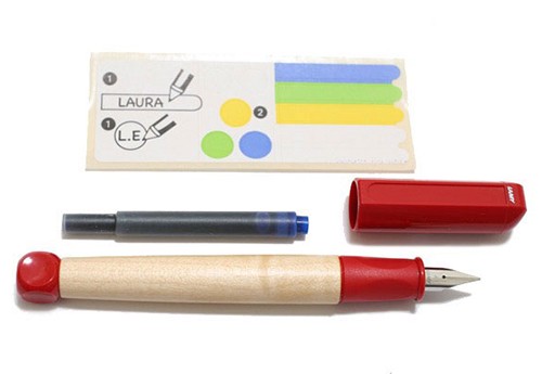 Чорнильна ручка Lamy ABC червона для шульги