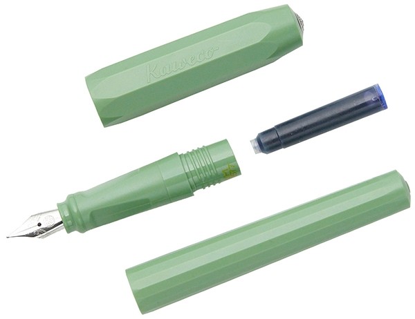 Чорнильна ручка Kaweco Perkeo Jungle Green світло-зелена перо F (тонке)