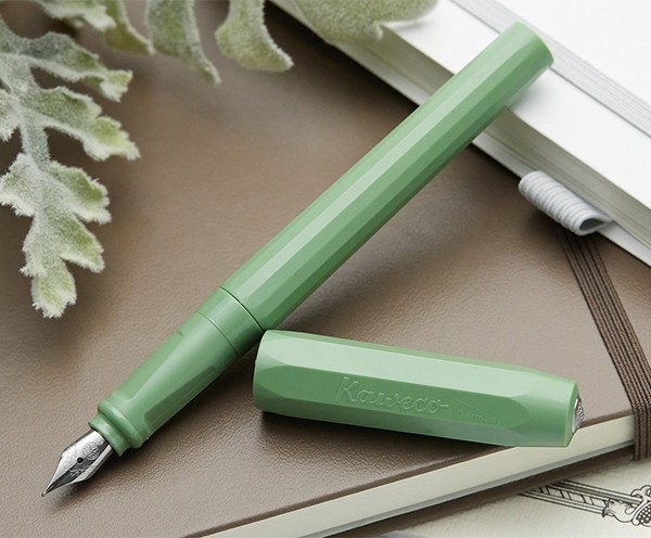 Чорнильна ручка Kaweco Perkeo Jungle Green світло-зелена перо F (тонке)