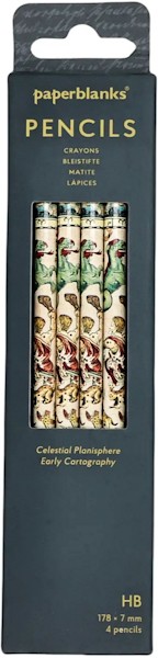 Набір графітних олівців Paperblanks Небесна Планісфера HB