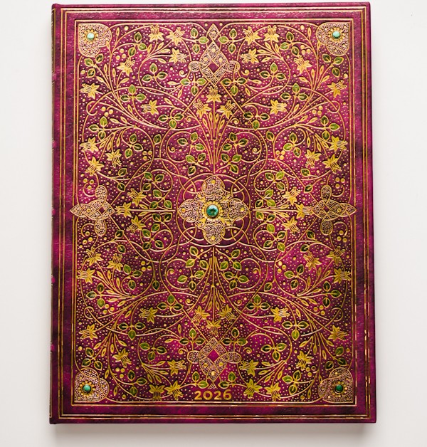 Щотижневик з місцем для записів Paperblanks на 2026 рік Діамантовий Ювілей великий