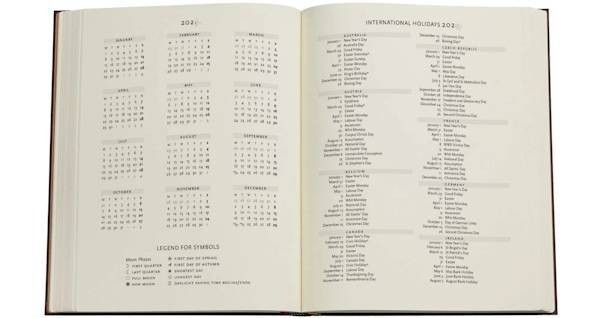 Щотижневик з місцем для записів Paperblanks на 2026 рік Діамантовий Ювілей великий